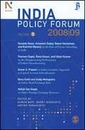 Cover: India Policy Forum 2008-09 - SAGE Publications India Pvt Ltd