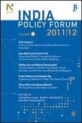 Cover: India Policy Forum 2011-12 - SAGE Publications India Pvt Ltd