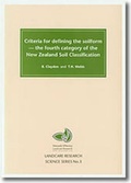Cover: Criteria for Defining the Soilform - the Fourth Category of the New Zealand Soil Classification - Manaaki Whenua Press