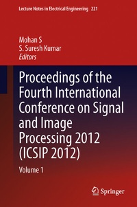 Abbildung von: Proceedings of the Fourth International Conference on Signal and Image Processing 2012 (ICSIP 2012) - Springer