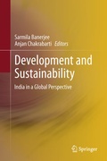 Cover: Development and Sustainability - Springer