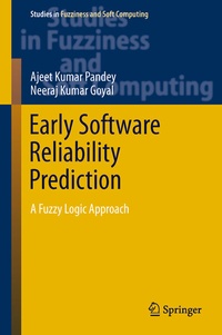 Enlarge image Cover: Early Software Reliability Prediction - Springer