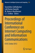 Cover: Proceedings of International Conference on Internet Computing and Information Communications - Springer