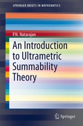 Cover: An Introduction to Ultrametric Summability Theory - Springer