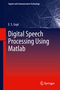 Cover: Digital Speech Processing Using Matlab - Springer
