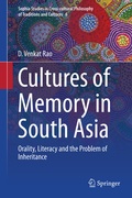 Cover: Cultures of Memory in South Asia - Springer
