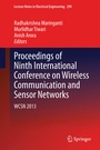 Cover: Proceedings of Ninth International Conference on Wireless Communication and Sensor Networks - Springer