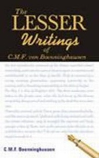 Abbildung von: Lesser Writings of C M F von Boenninghausen - B Jain Publishers Pvt Ltd