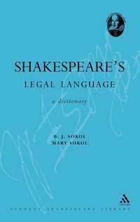 Enlarge image Cover: Shakespeare's Legal Language - Continuum International Publishing Group Ltd.