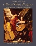 Cover: Anthology for Music in Western Civilization, Volume C - Schirmer Books,U.S.