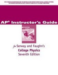 Enlarge image Cover: AP Guide for Serway and Faughn's College Physics - Brooks/Cole
