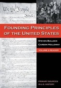 Cover: The Founding Principles of the United States: v.2 - Wadsworth Publishing Co Inc