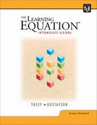 Enlarge image Cover: Intermediate Alg Wb F/Tle - Brooks/Cole