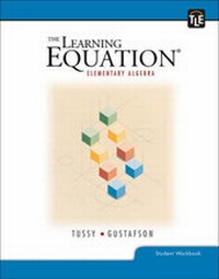 Enlarge image Cover: Elementary Alg Wb F/Tle - Brooks/Cole