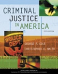 Cover: Criminal Justice in America - Wadsworth Publishing Co Inc