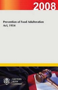 Abbildung von: Prevention of Food Adulteration Act, 1954 - Eastern Book Co