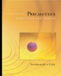 Cover: Precalculus - Wadsworth Publishing Co Inc
