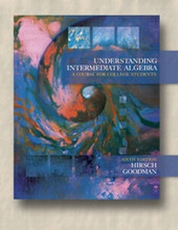 Enlarge image Cover: Understanding Intermediate Algebra - Wadsworth Publishing Co Inc