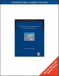 Enlarge image Cover: ISE-OPTIMIZATION MODELING WITHSPREADSHEETS - South-Western College Publishing