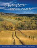 Cover: Geology and the Environment - Wadsworth Publishing Co Inc