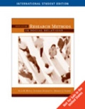 Cover: Research Methods in Social Relations - Wadsworth Publishing Co Inc