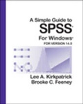 Cover: A Simple Guide to SPSS for Windows - Wadsworth Publishing Co Inc