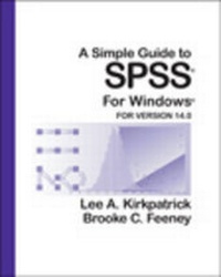 Enlarge image Cover: A Simple Guide to SPSS for Windows - Wadsworth Publishing Co Inc