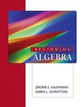 Cover: Beginning Algebra - Houghton Mifflin