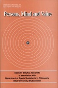 Cover: Persons, Mind and Value - Decent Books