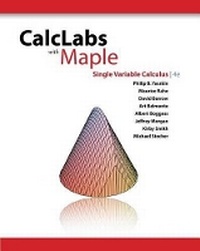 Abbildung von: CalcLabs with Maple for Stewart's Single Variable Calculus: Concepts and Contexts, Enhanced Edition, 4th - Wadsworth Publishing Co Inc