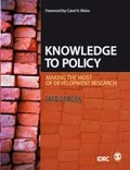 Cover: Knowledge to Policy - SAGE Publications India Pvt Ltd
