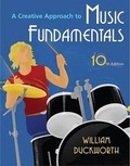 Cover: A Creative Approach to Music Fundamentals - Wadsworth Publishing Co Inc
