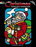 Cover: Christmas Stained Glass Coloring Book - Dover Publications Inc.