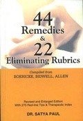Cover: 44 Remedies & 22 Eliminating Rubrics - B Jain Publishers Pvt Ltd
