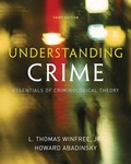 Cover: Understanding Crime - Wadsworth Publishing Co Inc