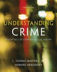 Enlarge image Cover: Understanding Crime - Wadsworth Publishing Co Inc