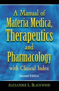 Abbildung von: Manual of Materia Medica - B Jain Publishers Pvt Ltd