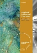 Cover: Casebook in Abnormal Psychology, International Edition - Wadsworth Publishing Co Inc