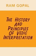 Cover: History and Principles of Vedic Interpretation - Concept Publishing Co