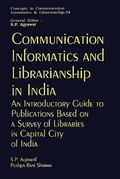 Cover: Communication, Informatics and Librarianship in India- an Introductory Guide to Publications Based on a Survey of Libraries in Capital City of India (Cicil-34) - Concept Publishing Co