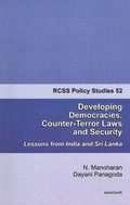 Cover: Developing Democracies, Counter-Terror Laws & Security - Manohar Publishers and Distributors