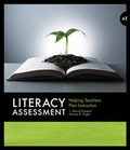 Cover: Literacy Assessment : Helping Teachers Plan Instruction - Wadsworth Publishing Co Inc