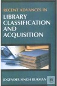 Abbildung von: Recent Advances in Library Classification and Acquisitions - Rajat Publications