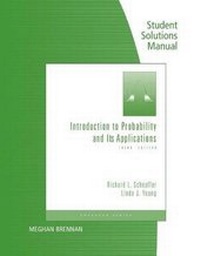Enlarge image Cover: Student's Solutions Manual for Scheaffer/Young's Introduction to Probability and Its Applications, 3rd - Wadsworth Publishing Co Inc