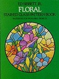 Cover: Floral Stained Glass Pattern Book - Dover Publications Inc.