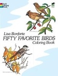 Cover: Fifty Favourite Birds Coloring Book - Dover Publications Inc.
