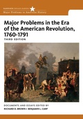 Cover: Major Problems in the Era of American Revolution 1760-1791 - Wadsworth Publishing Co Inc