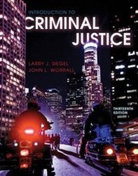 Enlarge image Cover: Introduction to Criminal Justice - Wadsworth Publishing Company