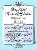 Cover: Script and Cursive Alphabets - Dover Publications Inc.