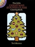 Cover: The Little Christmas Stained Glass Coloring Book - Dover Children's